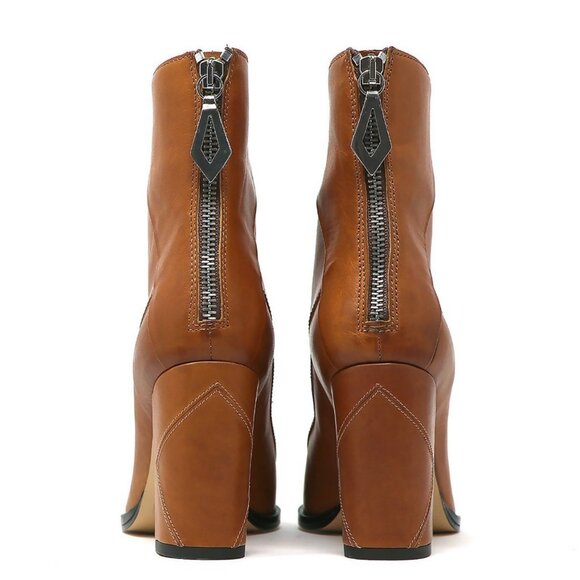 $495 SYLVEN NEW YORK Almasi Leather Block Heel Boot (Women) - Picture 2 of 6